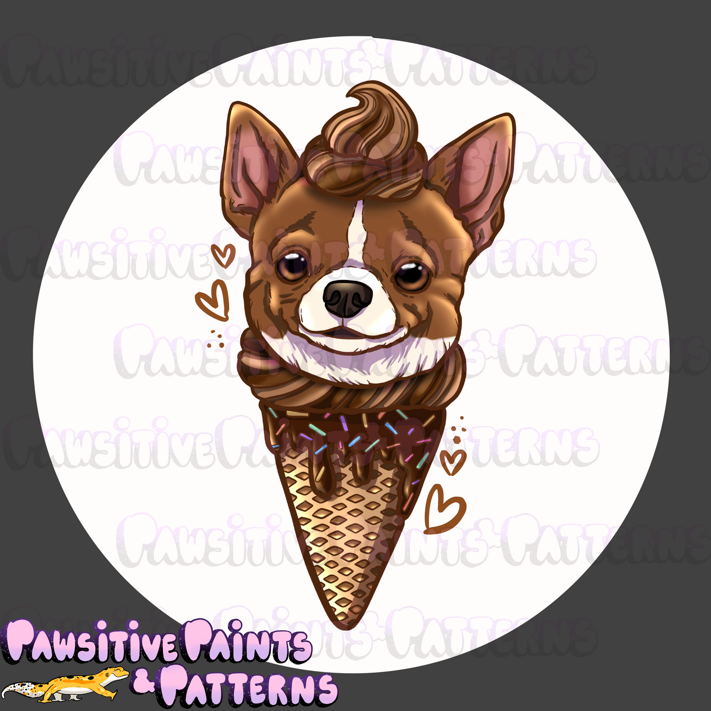Pup Cone PNGs (multiple breeds)