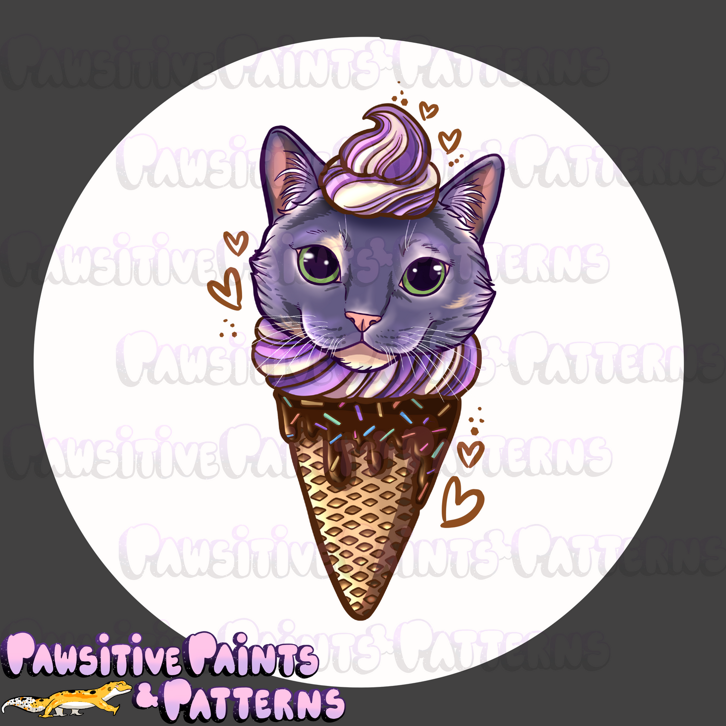 Kitty Cones PNG (variety of colors)