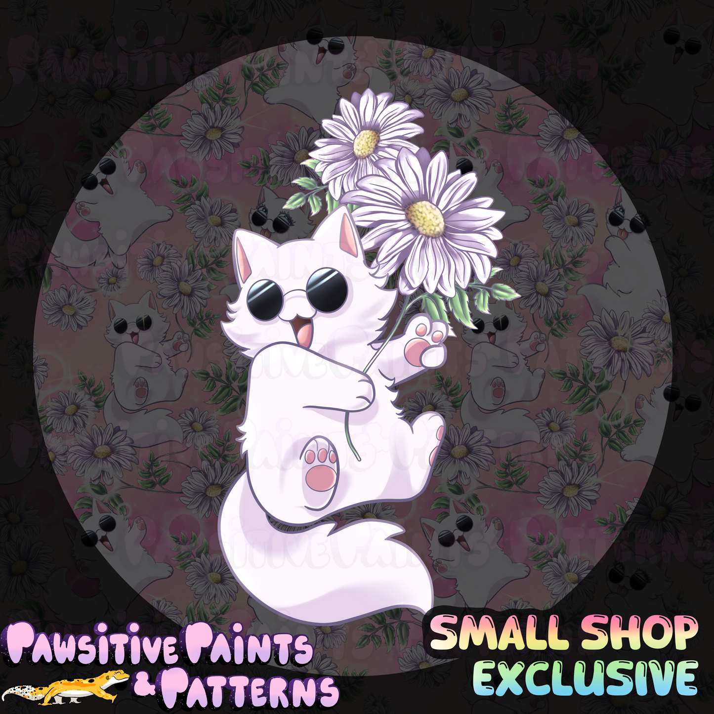 Gojo Cat Daisy Semi Exclusive SMALL SHOP ONLY PNG