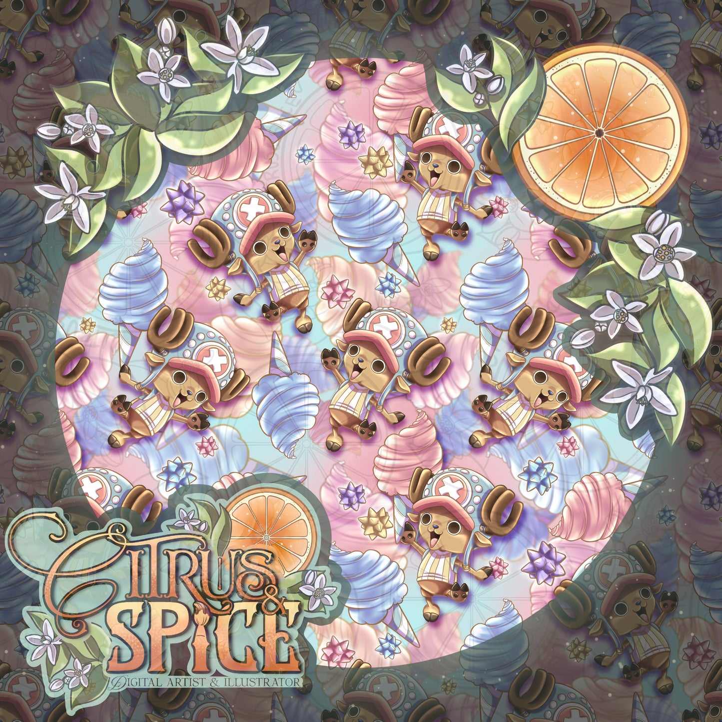 Cotton Candy Chopper Seamless