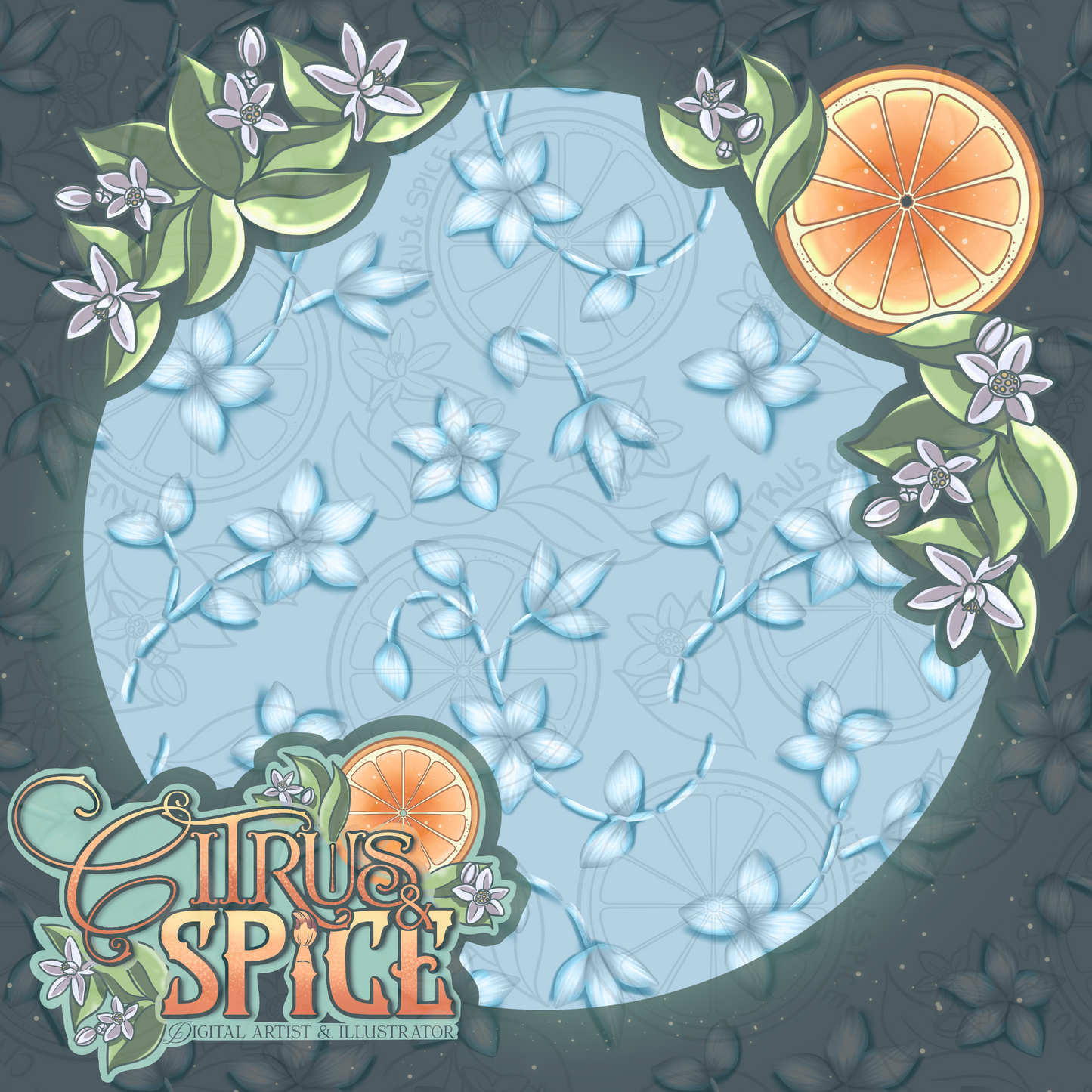 The Diamond's Floral Seamless