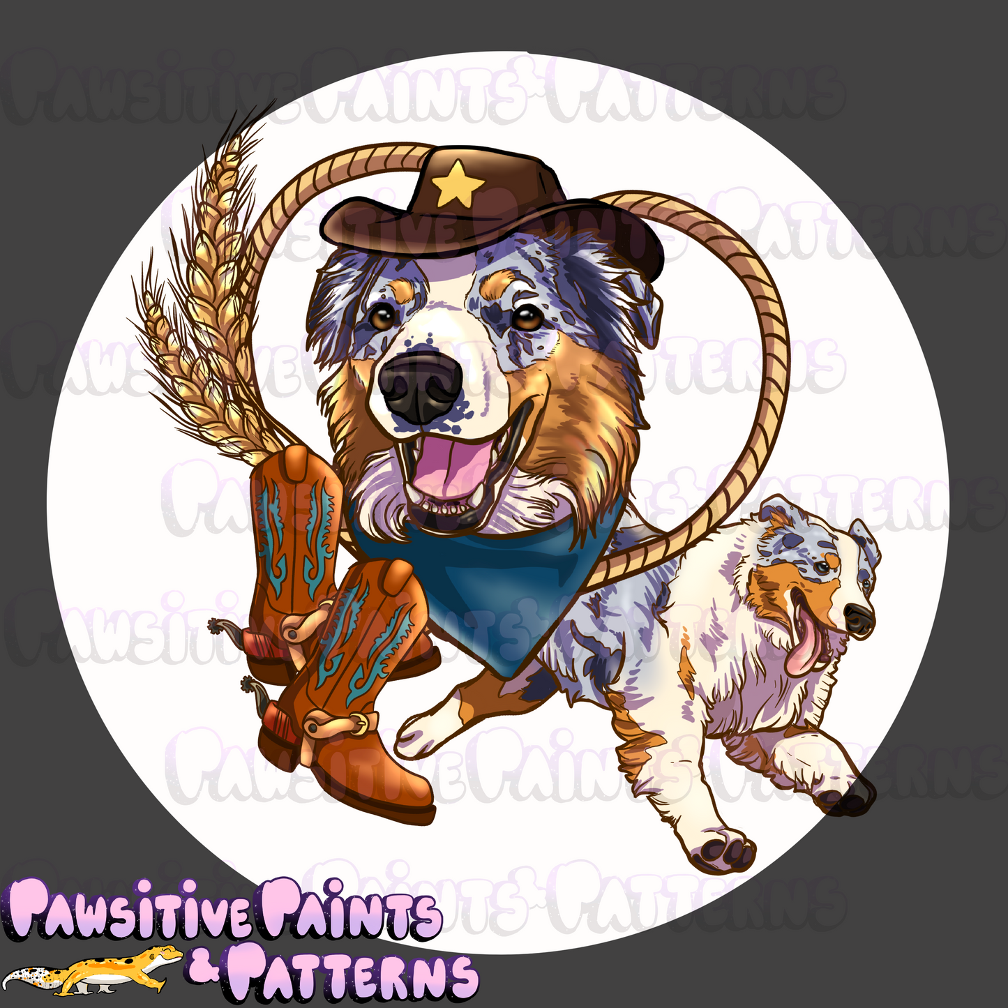 Western Woofs PNGs (multiple breeds)