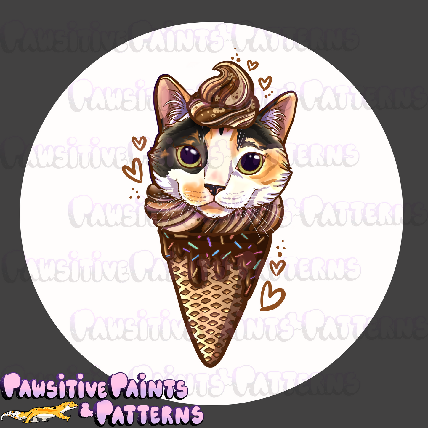 Kitty Cones PNG (variety of colors)