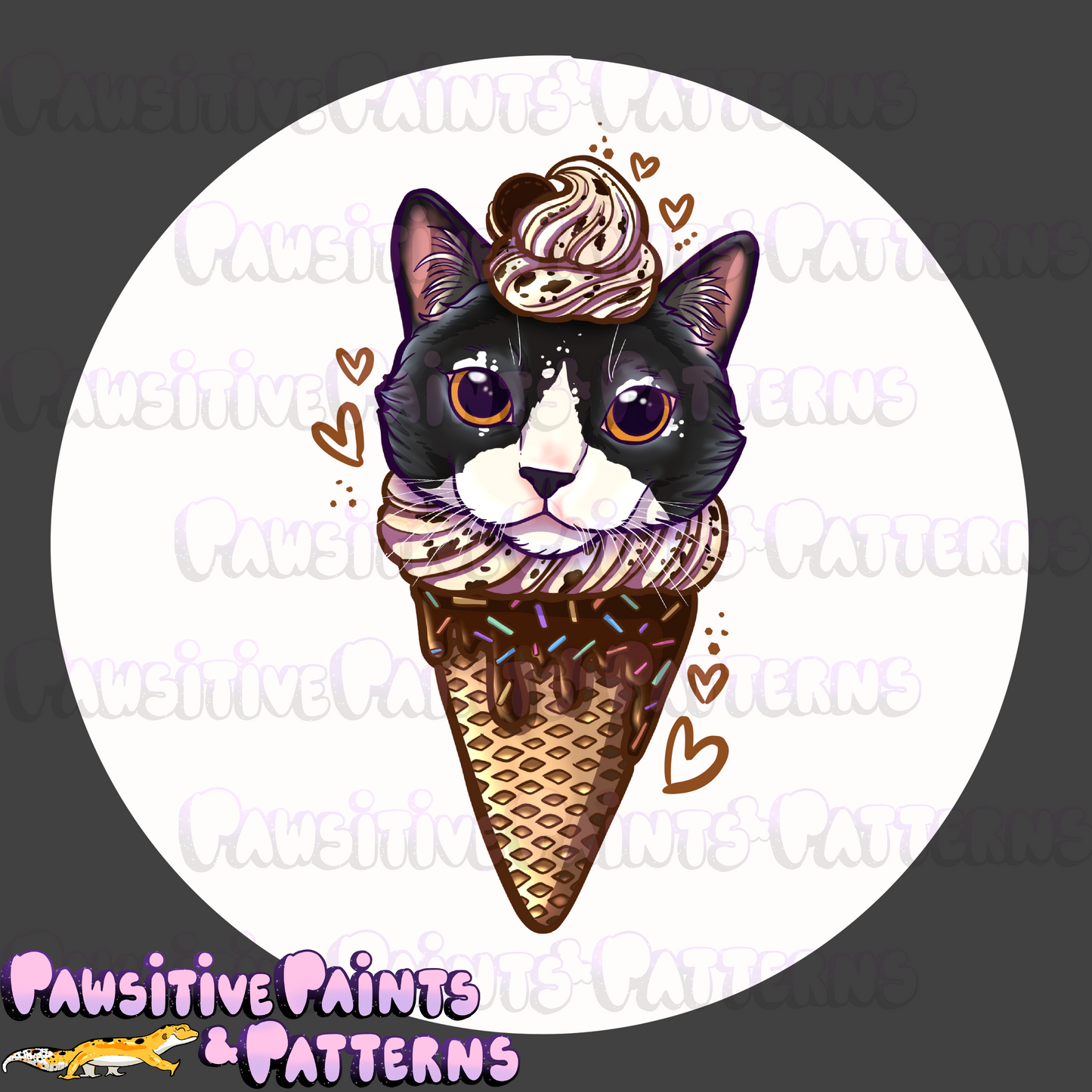 Kitty Cones PNG (variety of colors)