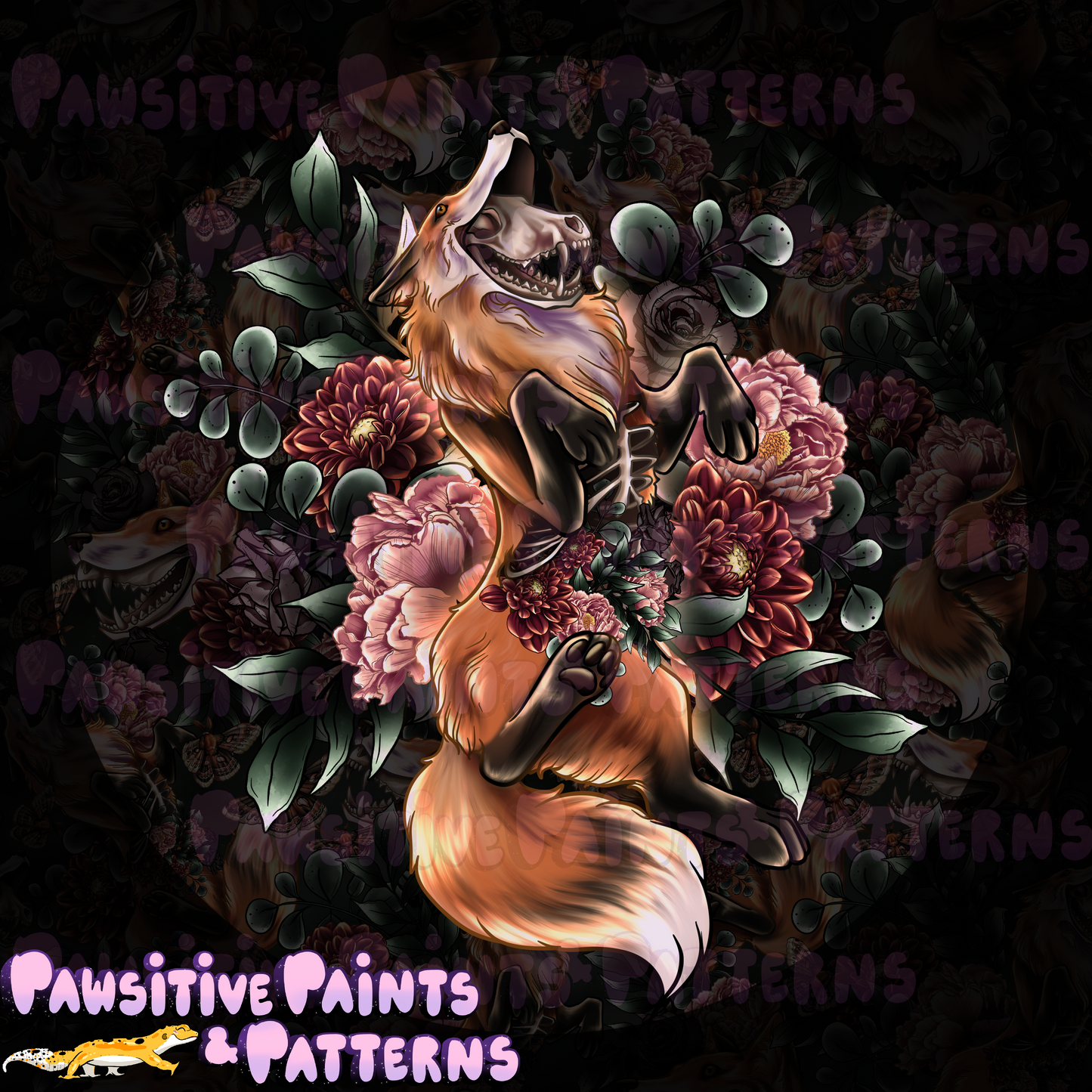 Cackling Fox PNG (Multiple colors here)