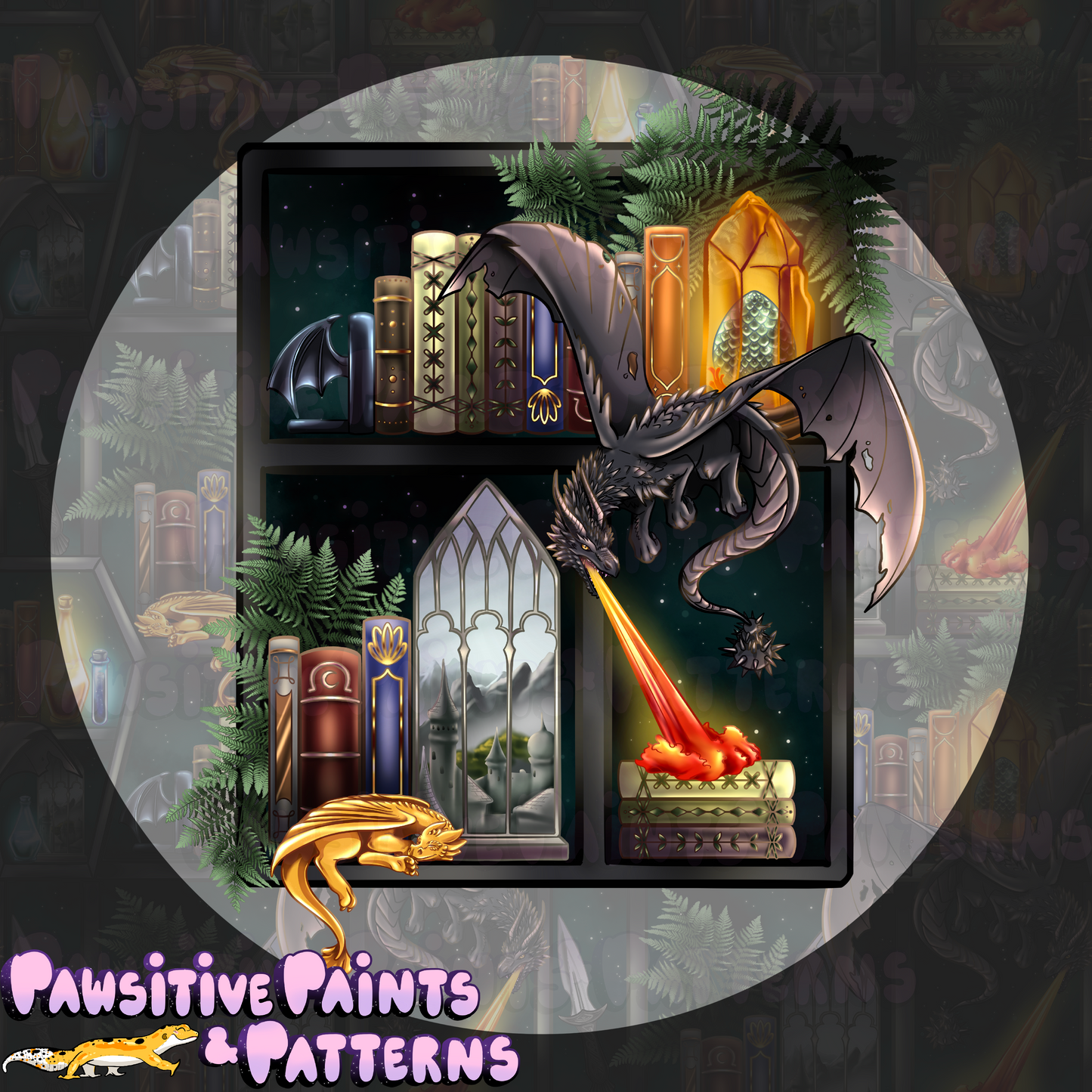 Dragon Bookish Without Words PNG