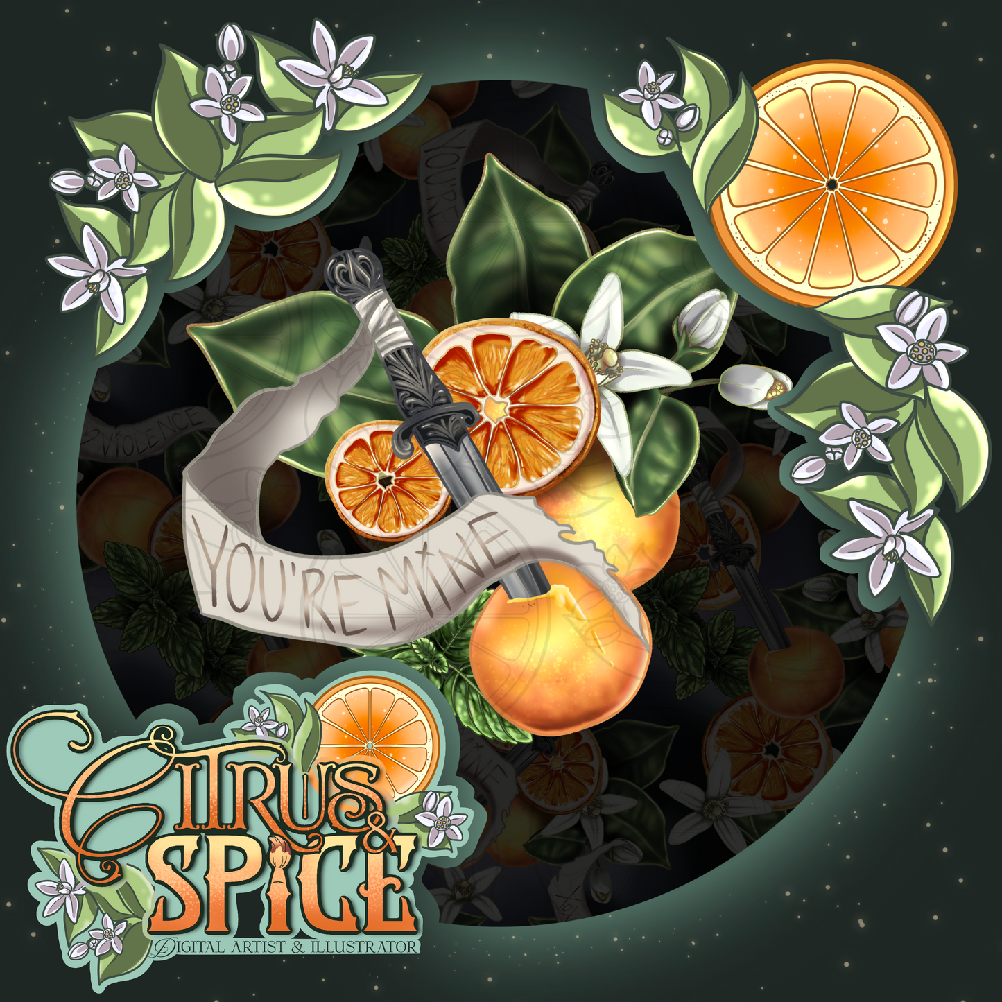 Violence's Oranges PNG