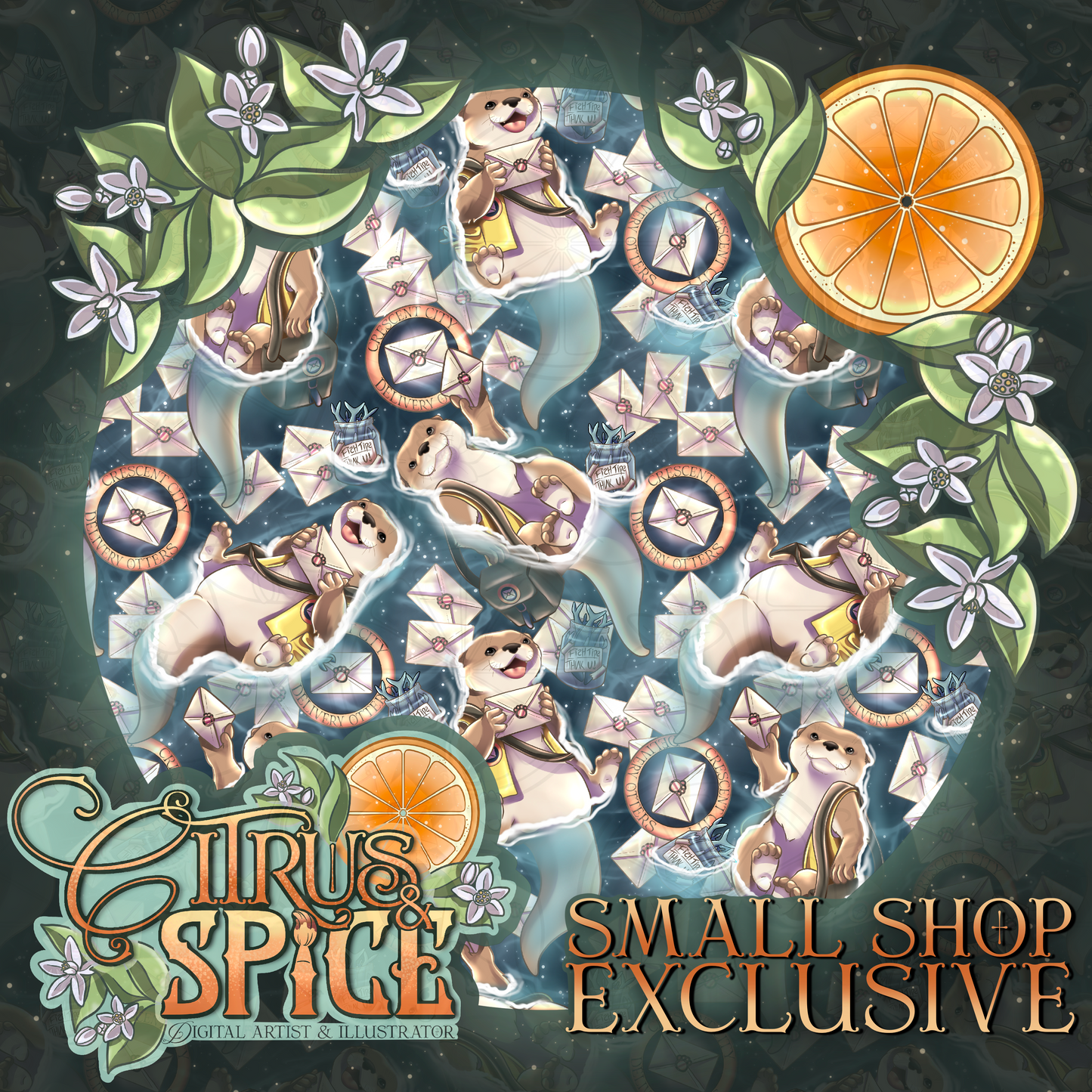 Officially Licensed Crescent City Delivery Otters Seamless