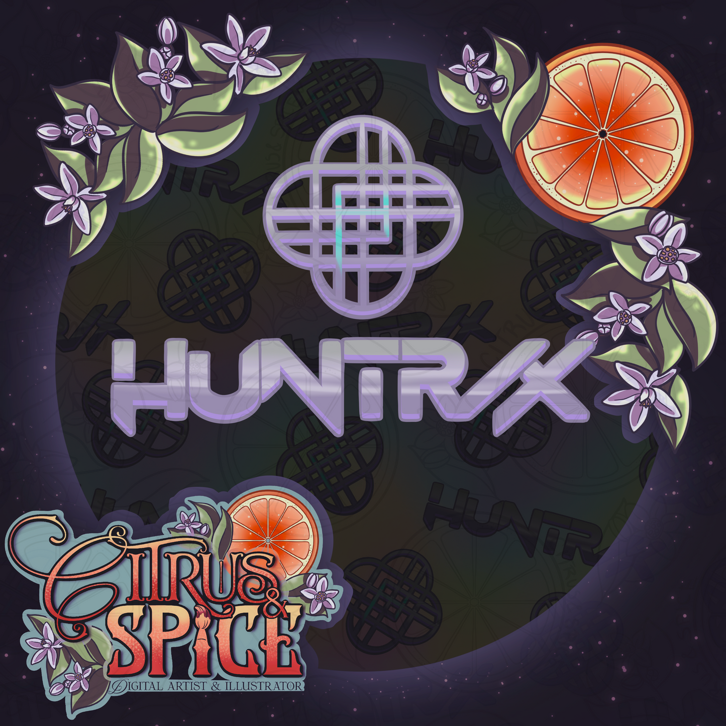 Huntrix Logo Seamless/PNG BUNDLE