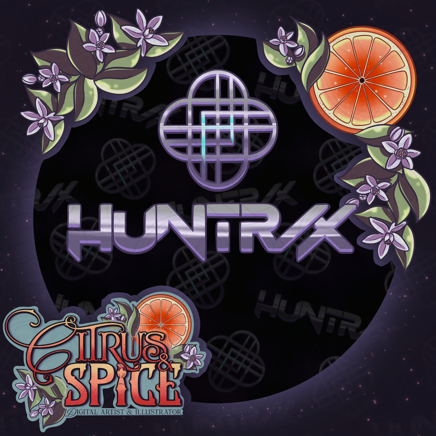 Huntrix Logo Seamless/PNG BUNDLE