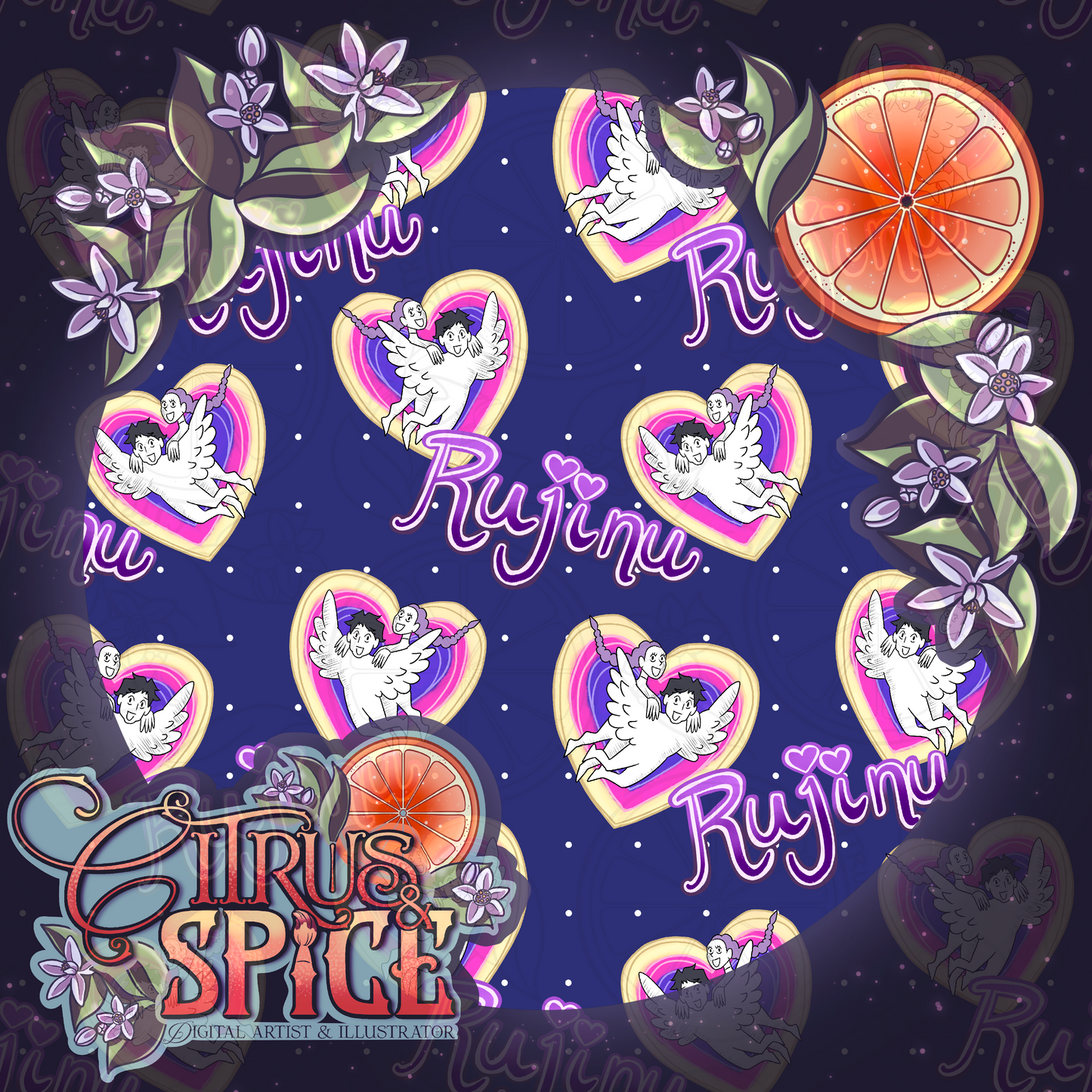 Rujinu Seamless/PNG Bundle