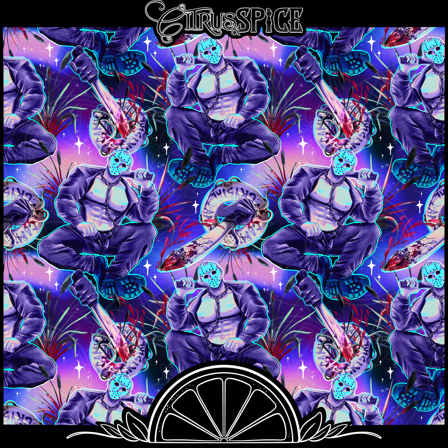 Friday the 13th Seamless SMALL SHOP ONLY