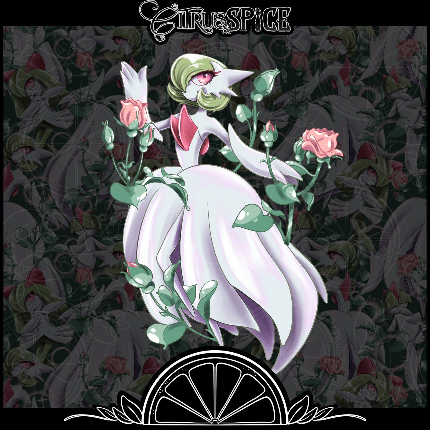 Garden Princess Seamless/PNG