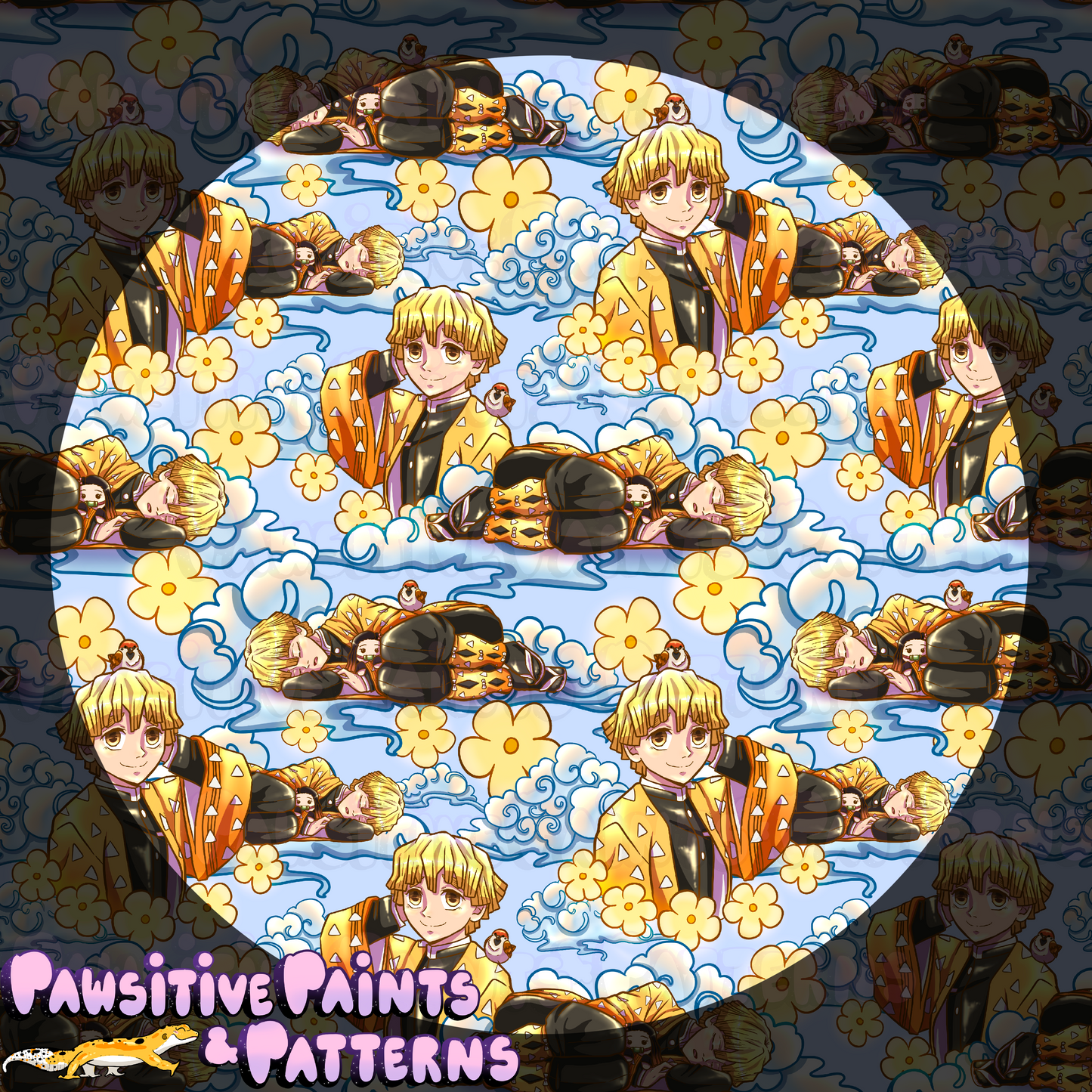 Sleeping Zappy Seamless