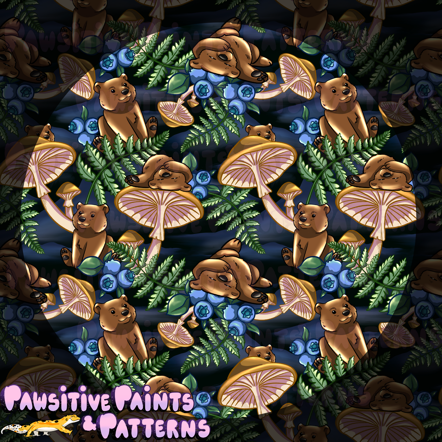 Grizzly Wilderness Seamless