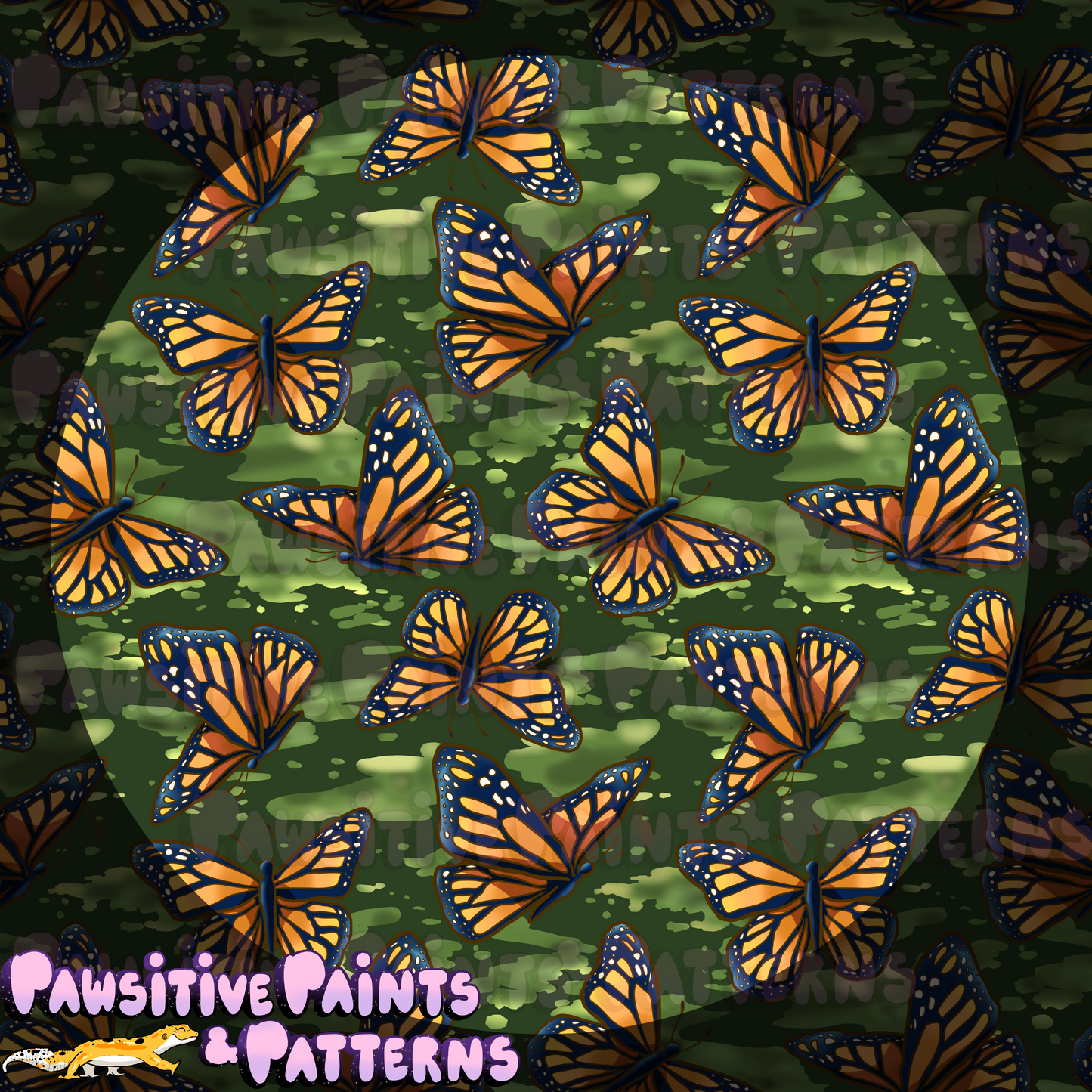Chasing butterflies Seamless