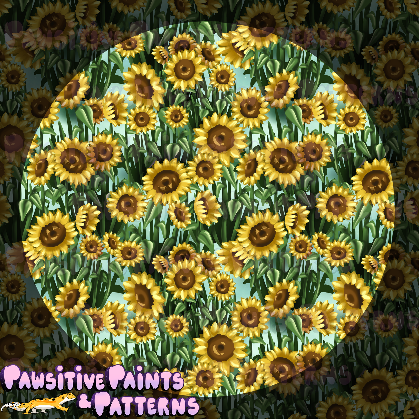 Sunflower Days Seamless