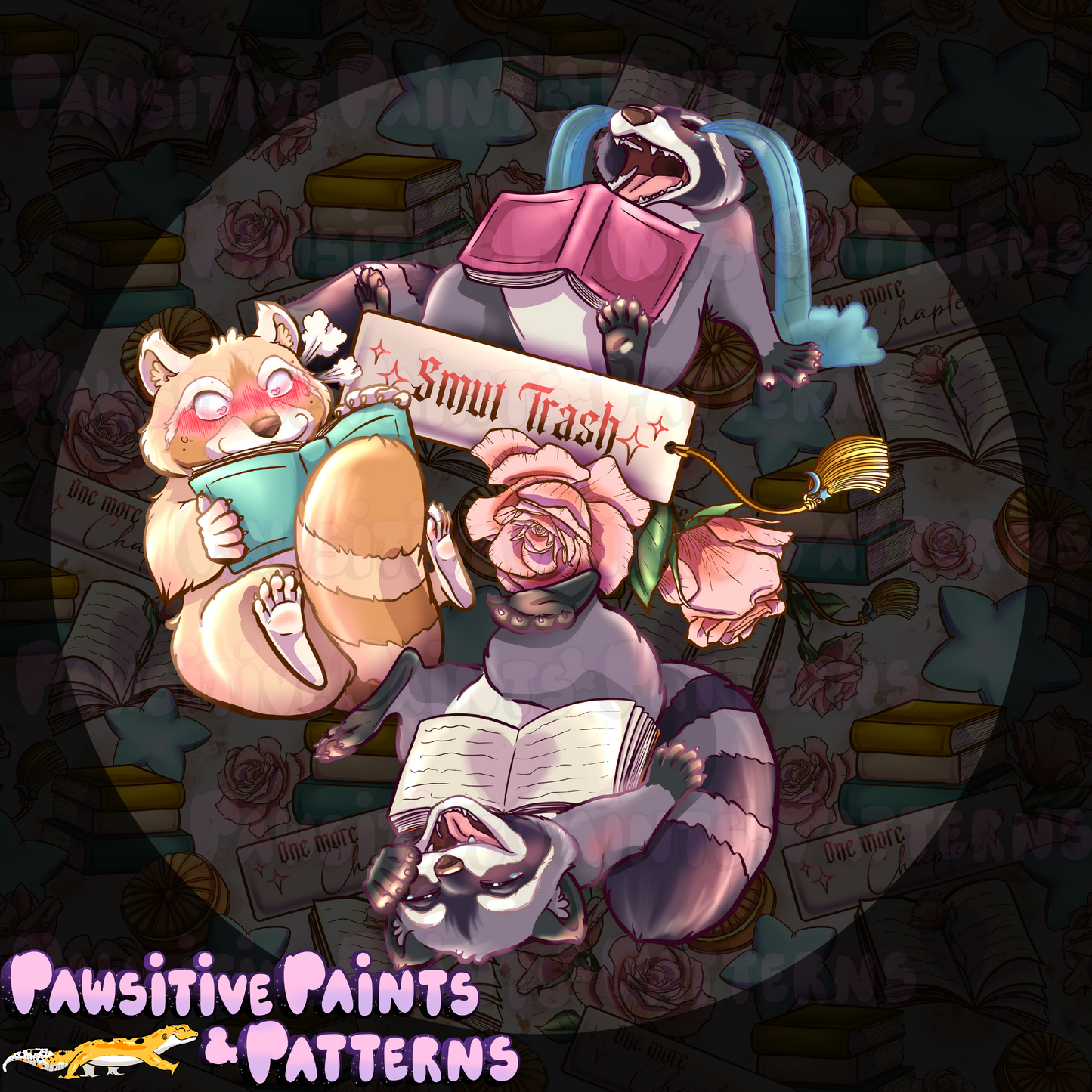 Smut Trash Raccoons PNG
