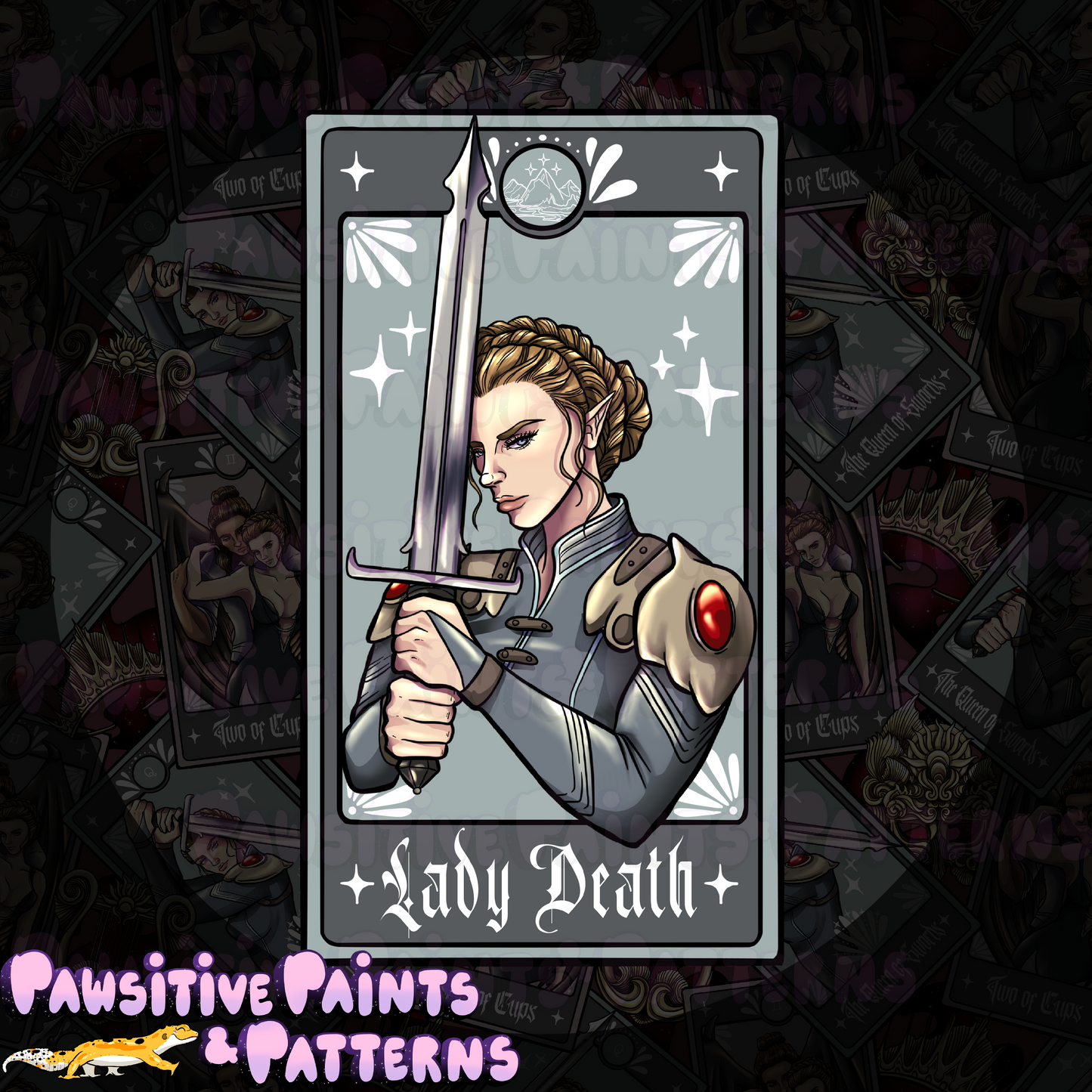 Officially Licensed Nesta, Lady Death PNG