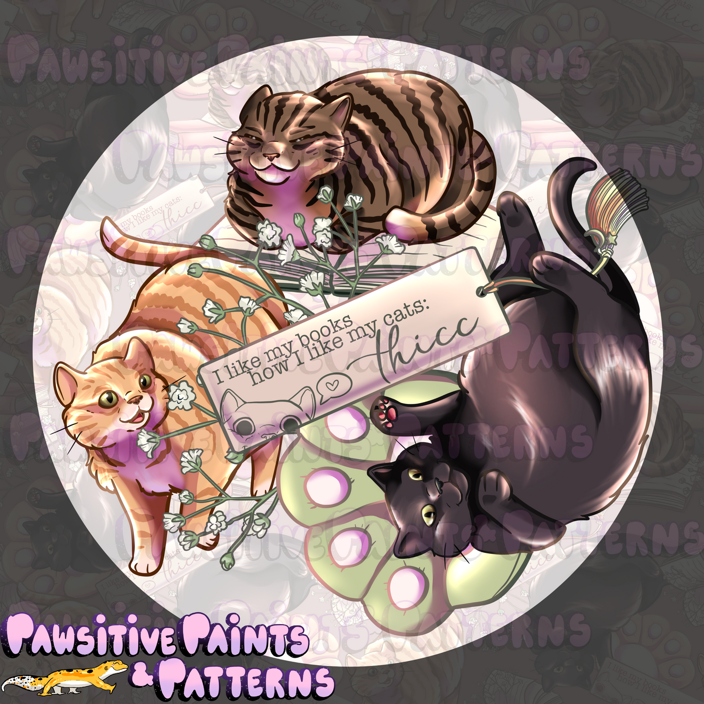THICC Comfy Kitties PNG