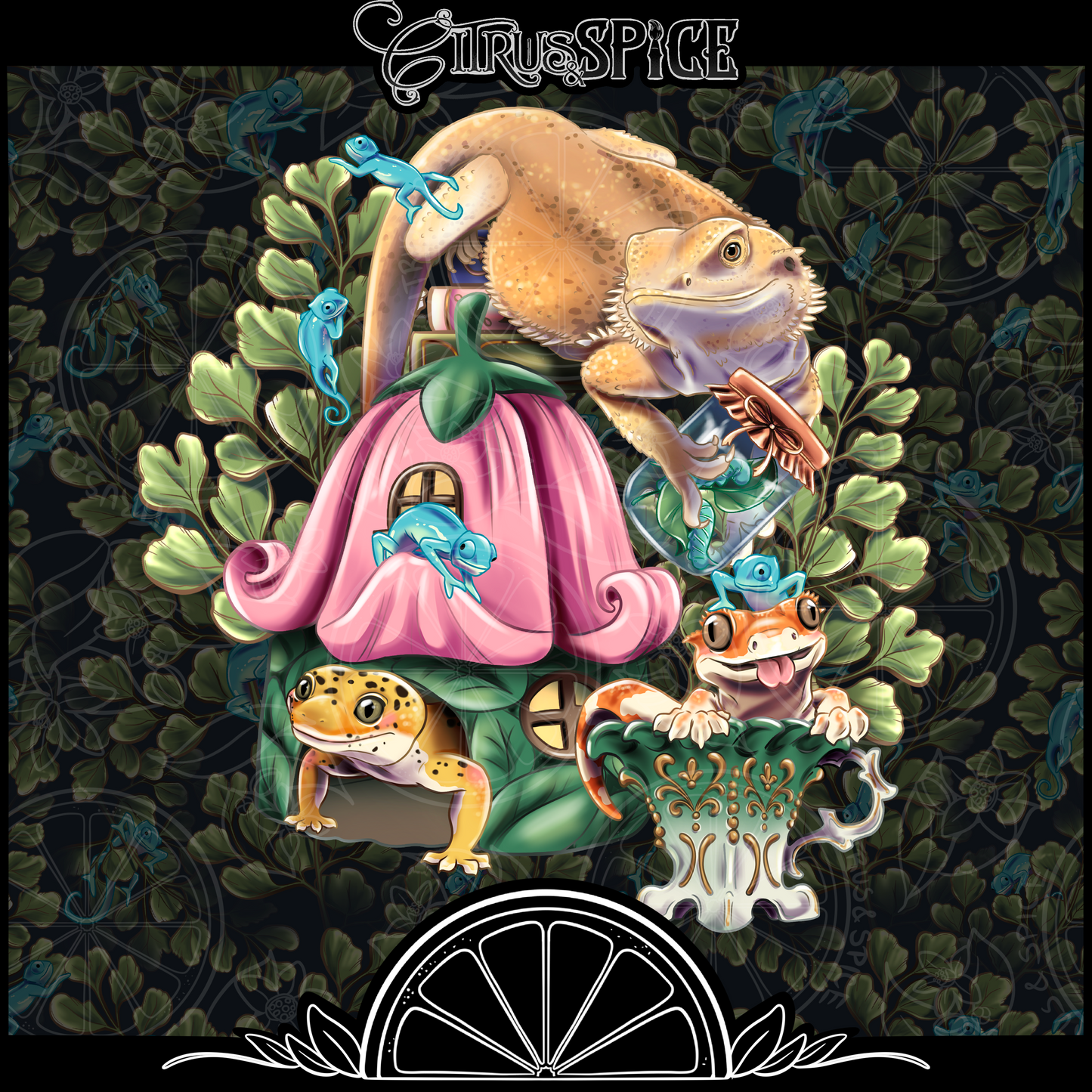 She Was a Fairy (Lizard) PNG