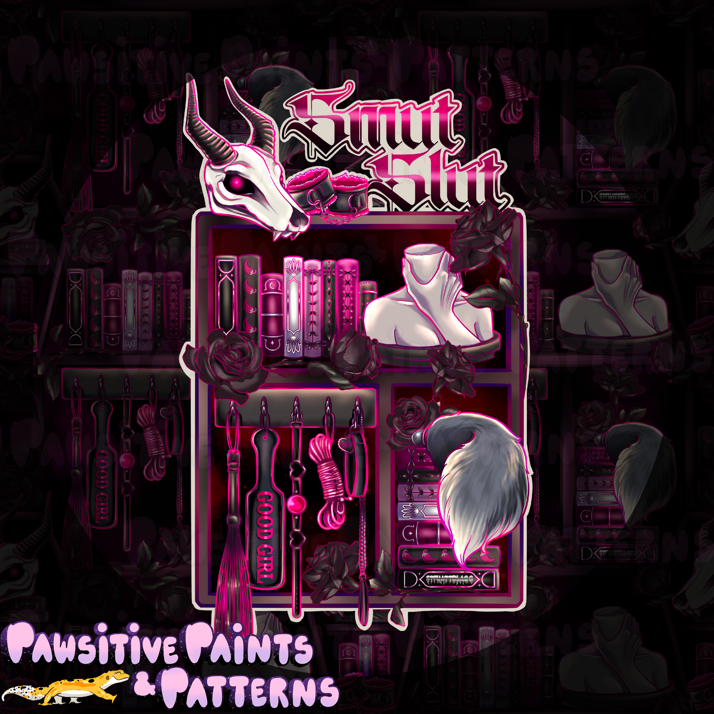 Smut Slut Bookish PNG