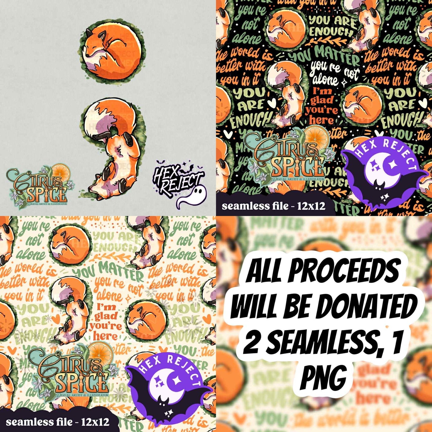 Semicolon Fox Hex & Citrus Collab