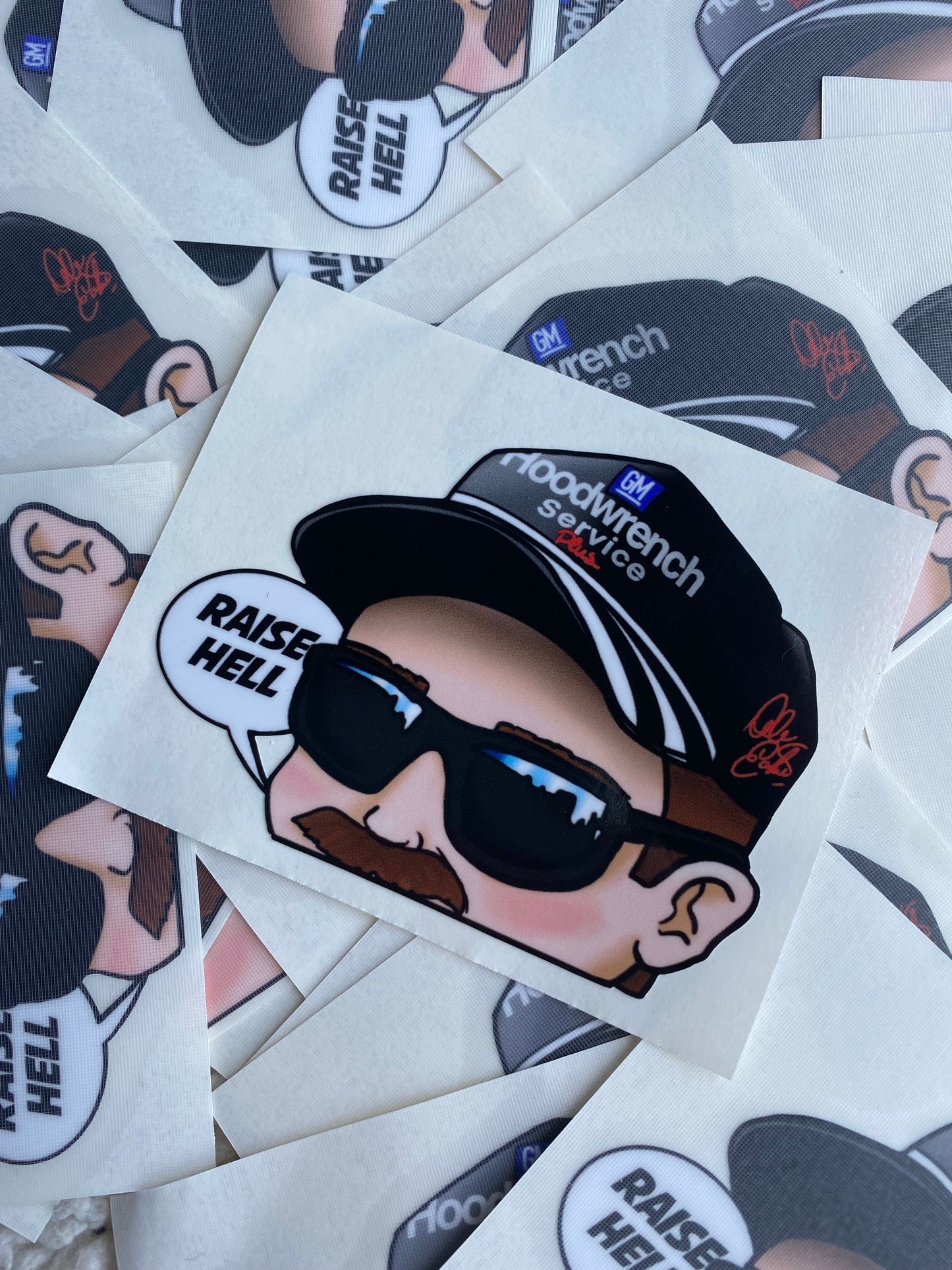 RAISE HELL Vinyl Sticker