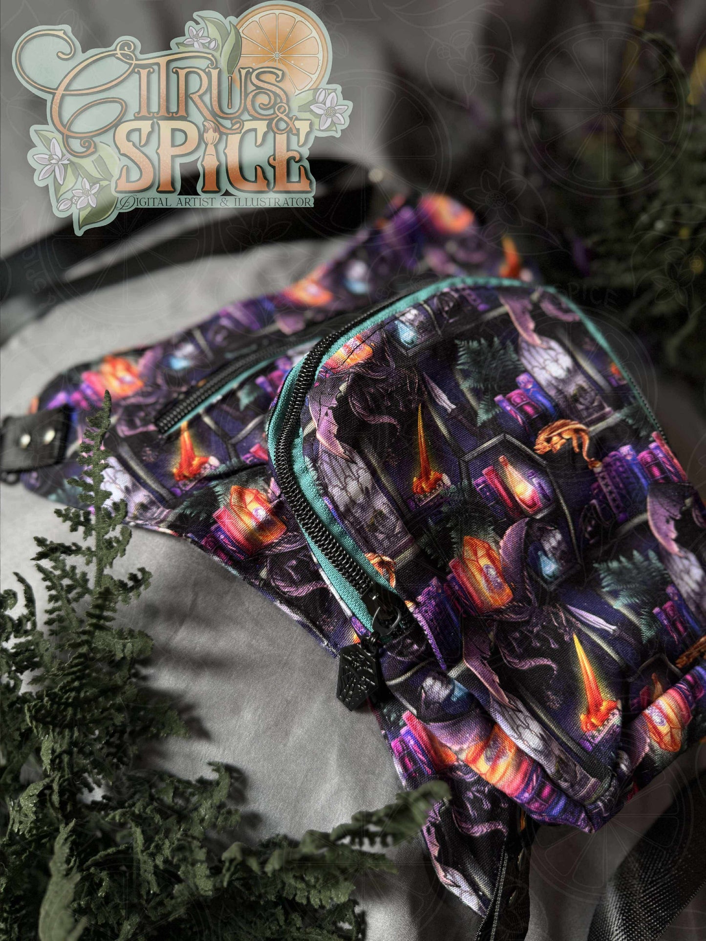 Dragon Bookshelf Thigh Bag