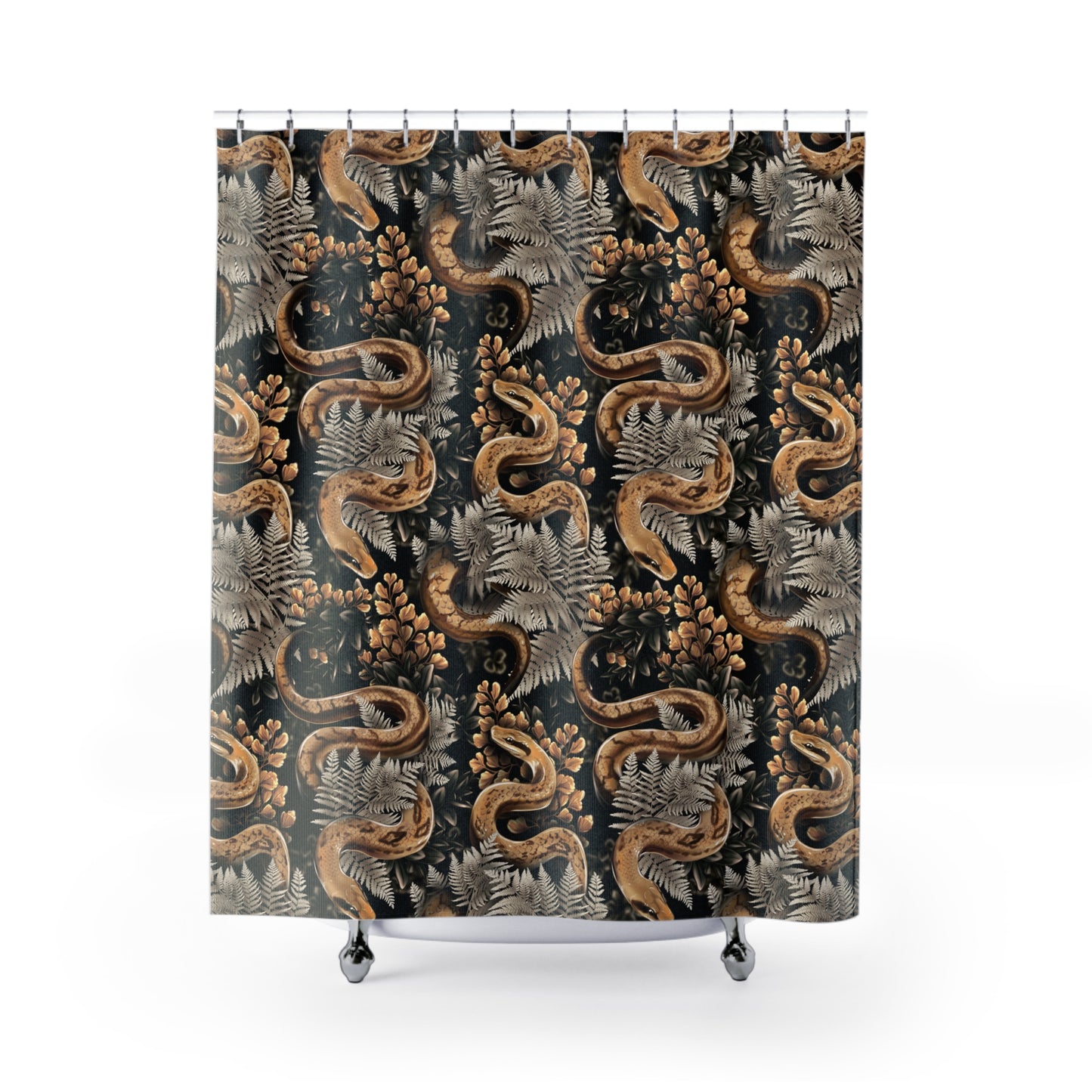 Vintage Snake Shower Curtains
