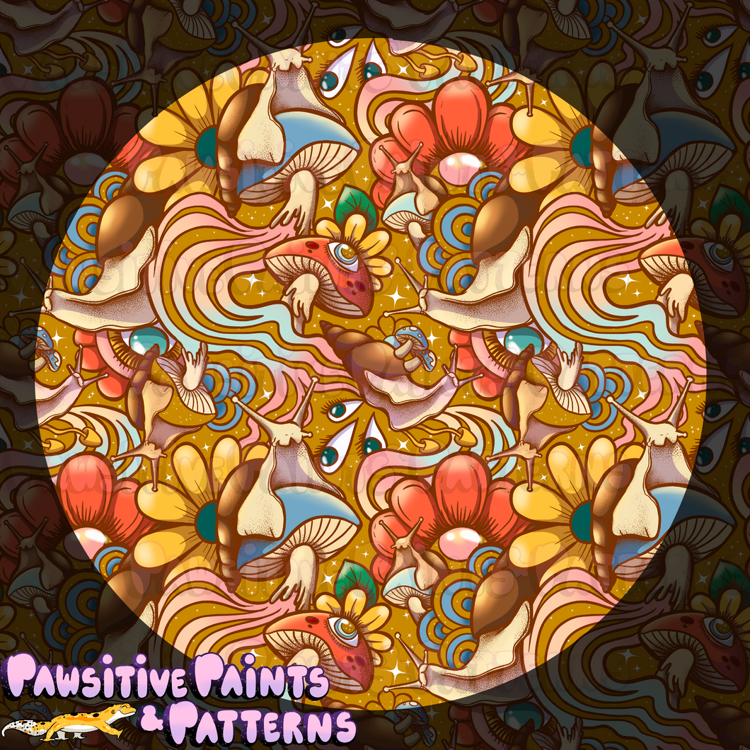 Psychedelic Psynails Seamless