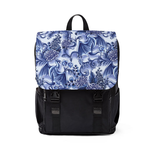 Porcelain Dragon Casual Shoulder Backpack