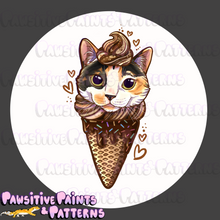 Load image into Gallery viewer, Kitty Cones PNG (variety of colors)
