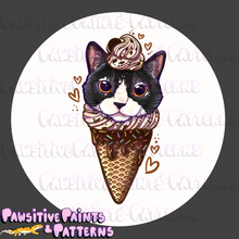 Load image into Gallery viewer, Kitty Cones PNG (variety of colors)
