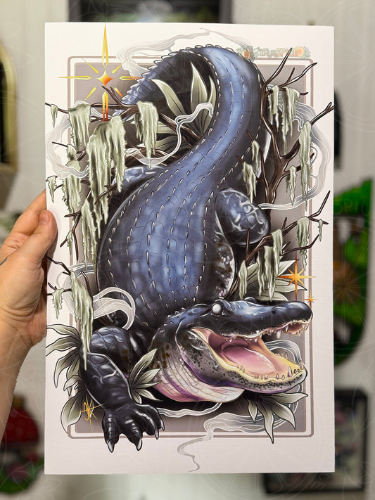 Casper the Gator PRINT