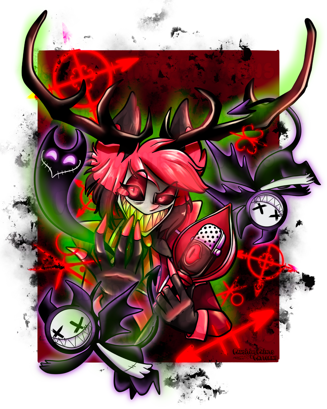 Alastor, the Radio Demon PRINT limited edition 8x10