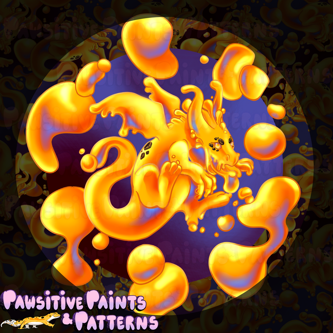 Lava Fire Dragon PNG