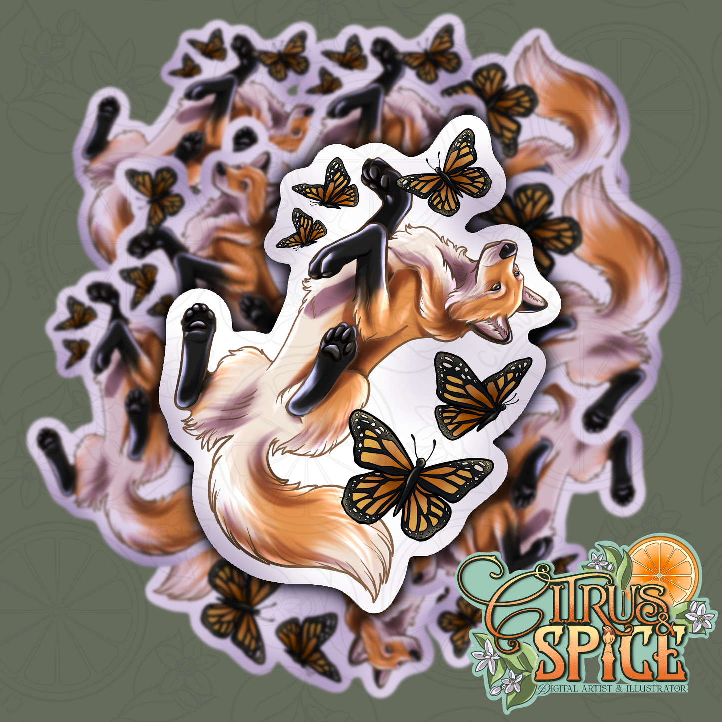 The Monarchs Sticker