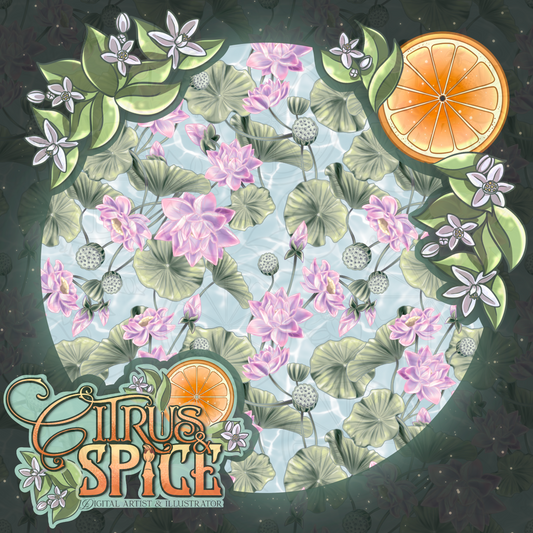 River Lilies Seamless