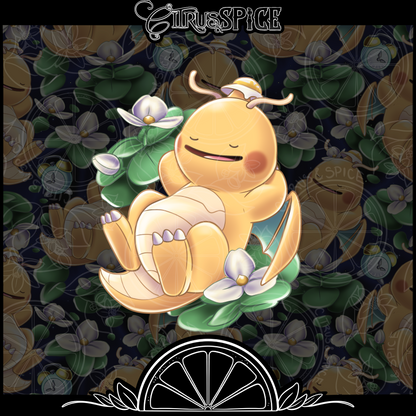 Lazy Dragon Seamless/PNG