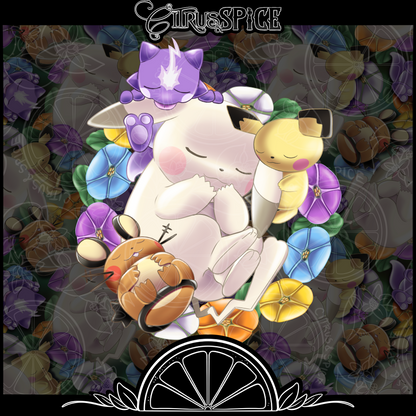Mama-chu Seamless/PNG