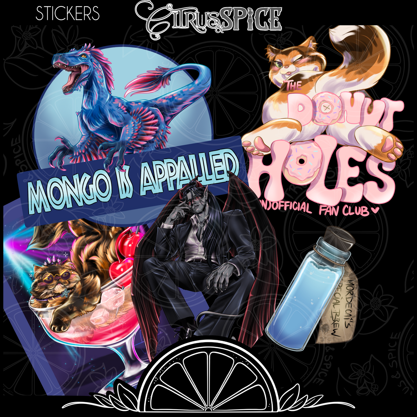 PHYSICAL Dungeon Crawler Carl Sticker Bundle