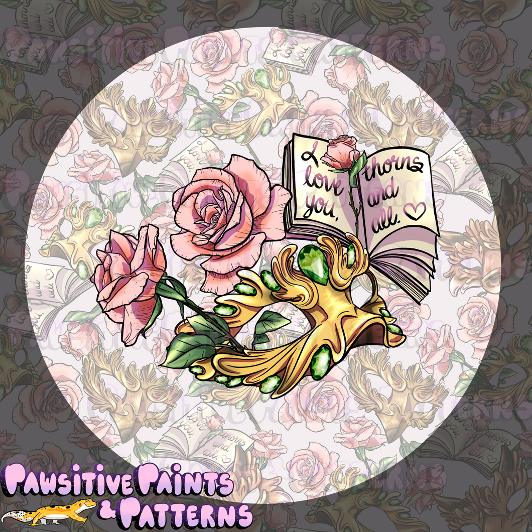 Officially Licensed Spring Court Masquerade PNG