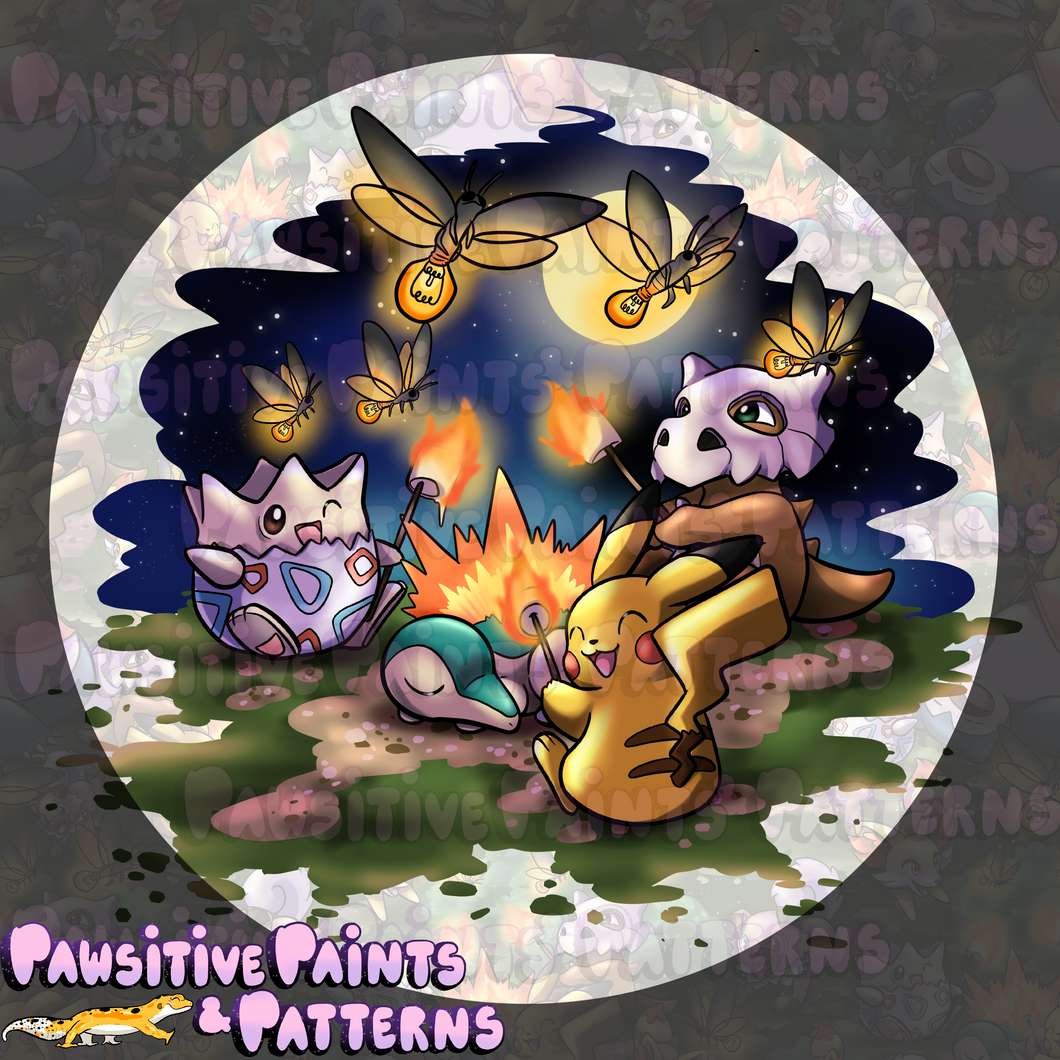 Poke Adventure: Night Camp PNG