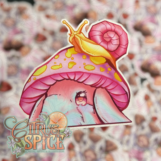Mushy Critters Peeker Sticker