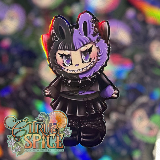 Gothbubu Purple Sticker