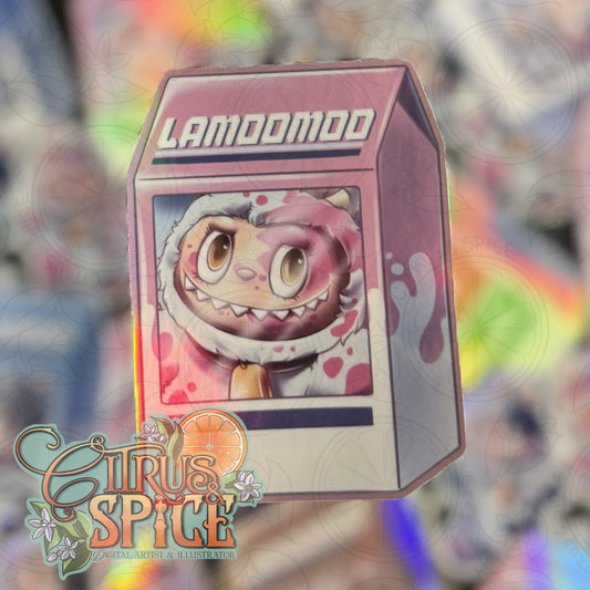 Strawberry Lamoomoo Sticker