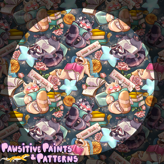 Smut Trash Raccoon Seamless