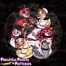 Load image into Gallery viewer, Hazbin Duckies PNG
