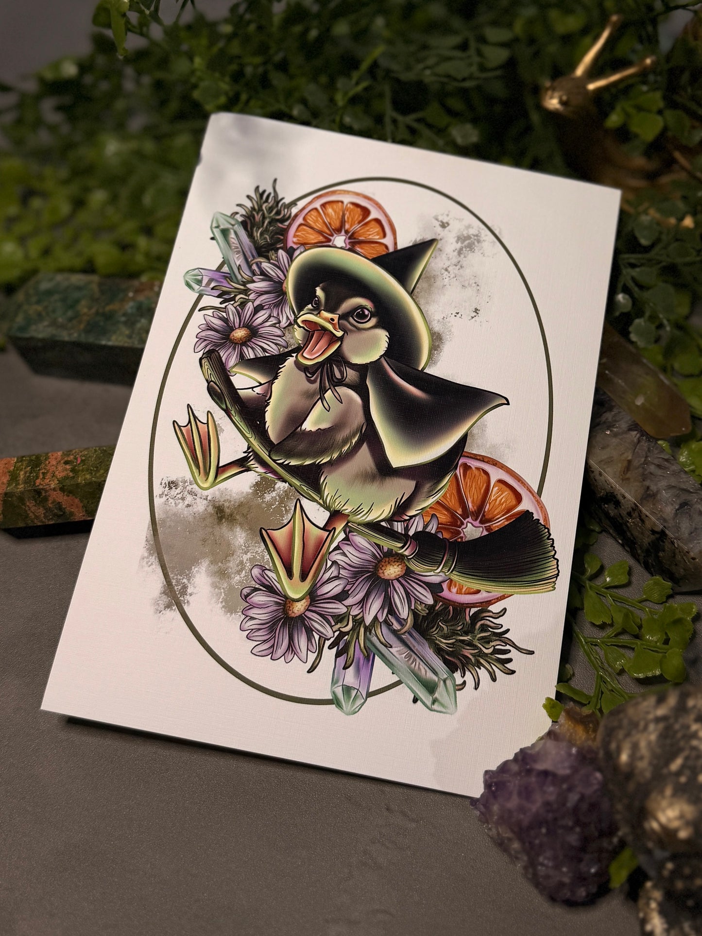 Witchy Duck PRINT